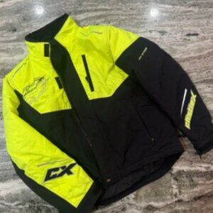 Castle X Men’s Snowmobile Jacket Size Smalll Black/Yellow